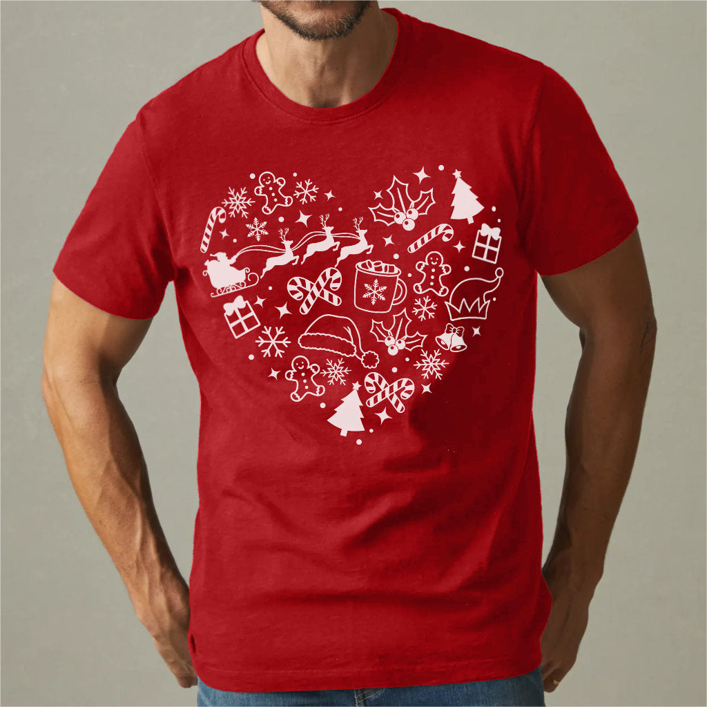 Funny Christmas Heart | Unisex T-Shirt