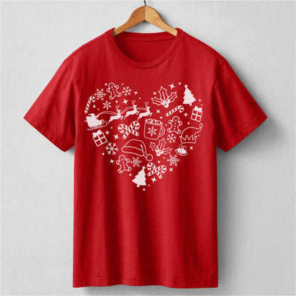 Funny Christmas Heart | Unisex T-Shirt