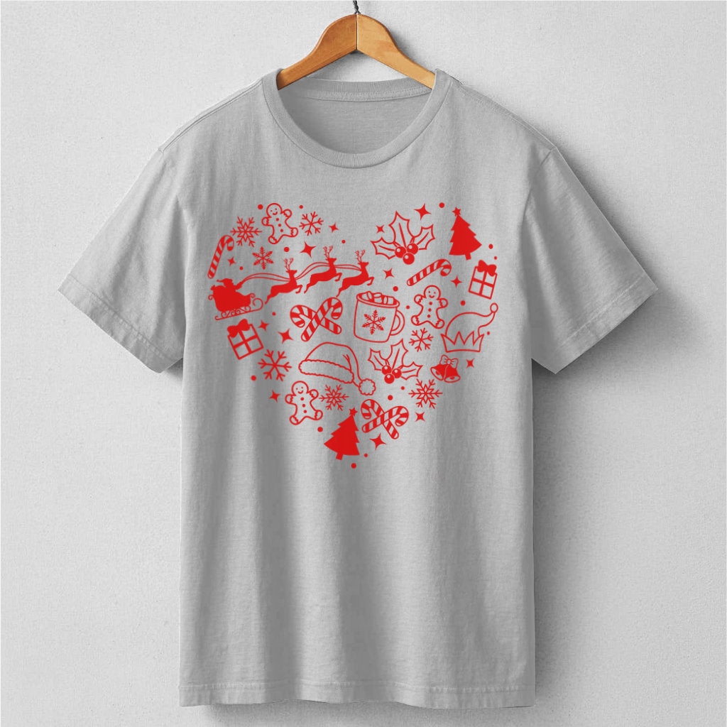 Funny Christmas Heart | Unisex T-Shirt