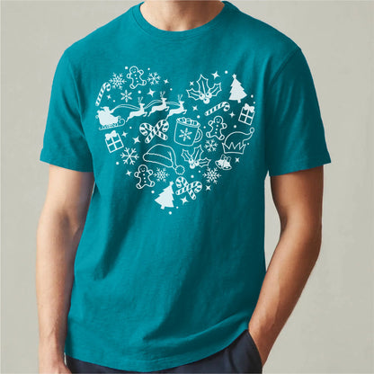 Funny Christmas Heart | Unisex T-Shirt