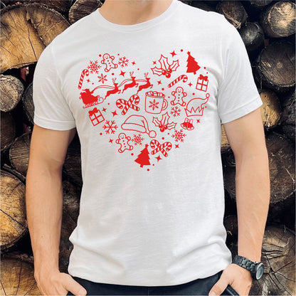 Funny Christmas Heart | Unisex T-Shirt