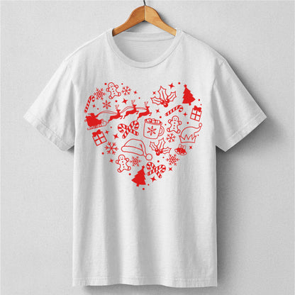 Funny Christmas Heart | Unisex T-Shirt