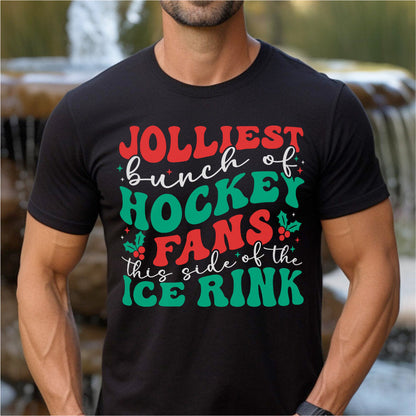 Jolliest Bunch Of Hockey Fans This Side Of The Ice Rink | Unisex T-Shirt