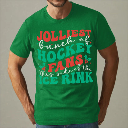 Jolliest Bunch Of Hockey Fans This Side Of The Ice Rink | Unisex T-Shirt