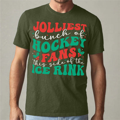 Jolliest Bunch Of Hockey Fans This Side Of The Ice Rink | Unisex T-Shirt