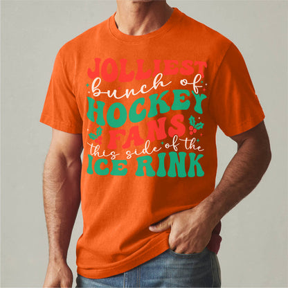 Jolliest Bunch Of Hockey Fans This Side Of The Ice Rink | Unisex T-Shirt