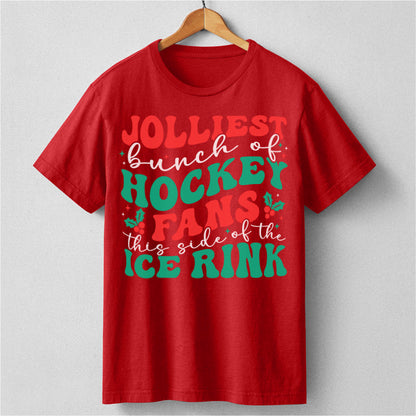 Jolliest Bunch Of Hockey Fans This Side Of The Ice Rink | Unisex T-Shirt