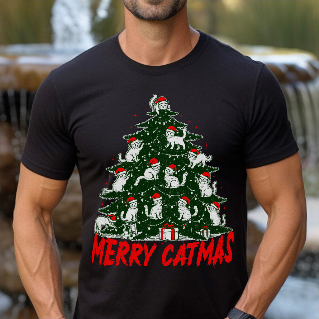 Merry Catmas | Unisex T-Shirt