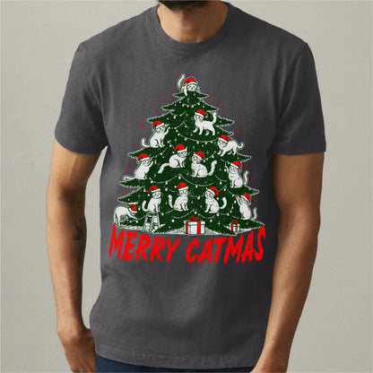 Merry Catmas | Unisex T-Shirt