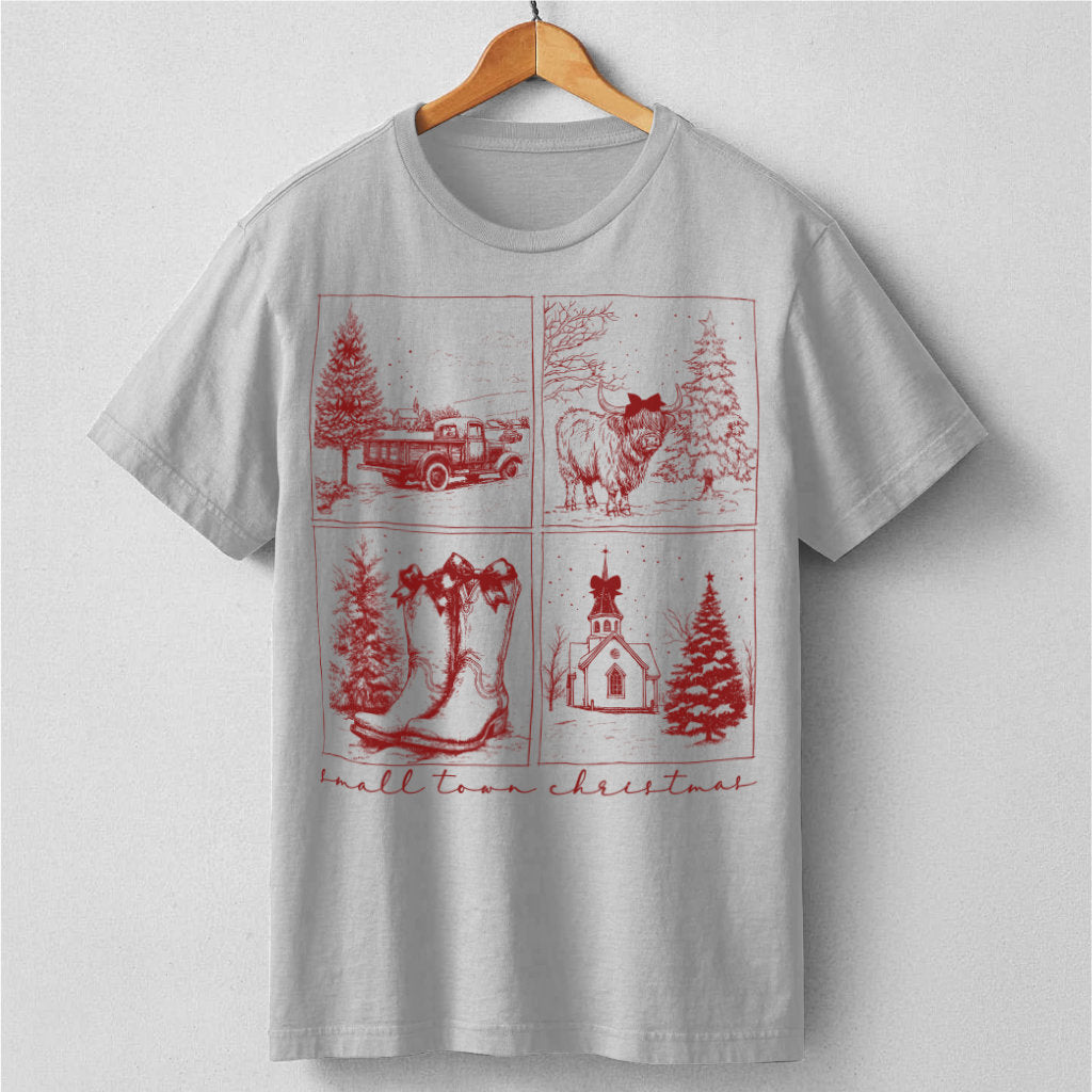 Vintage Small Town Christmas | Unisex T-Shirt