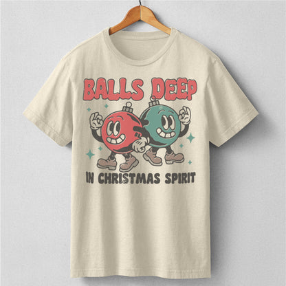 Balls Deep In Christmas Spirit | Unisex T-Shirt