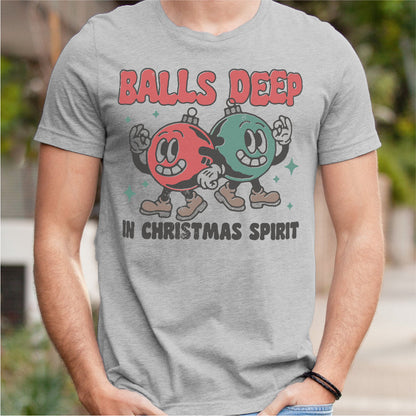 Balls Deep In Christmas Spirit | Unisex T-Shirt